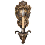 Metropolitan Wall Sconce - Oxide Brass / Clear