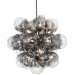 Neveh Large Pendant - Gunmetal / Smoke