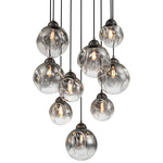 Neveh Multi Light Pendant - Gunmetal / Smoke