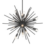 Bessel Pendant - Sand Coal / Clear