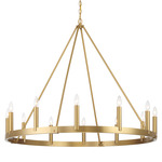 Dutton Chandelier - Signature Brass