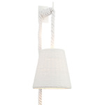 Lodelle Plug In Wall Sconce - Matte White