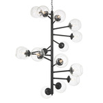 Millikan Vertical Pendant - Coal / Clear