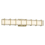 Sevryn Bathroom Vanity Light - Soft Brass / Clear