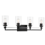 Binsly Bathroom Vanity Light - Coal / Clear