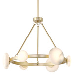 Zill Chandelier - Lily Gold / Alabaster