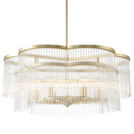 Azura Pendant - Heirloom Brass / Clear