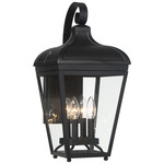 Marquee Outdoor Wall Sconce - Sand Coal / Clear