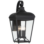 Marquee Outdoor Wall Sconce - Sand Coal / Clear
