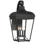 Marquee Outdoor Wall Sconce - Sand Coal / Clear