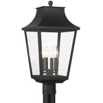 Altimeter Post Light - Black / Clear