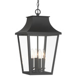 Altimeter Outdoor Pendant - Black / Clear