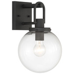 Wenston Wall Sconce - Sand Coal / Clear