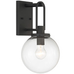 Wenston Wall Sconce - Sand Coal / Clear