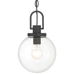 Wenston Pendant - Sand Coal / Clear