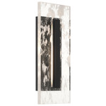 Temecula Outdoor Wall Light - Sand Coal / Rock Crystalite