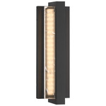 Hvar Outdoor Wall Light - Sand Coal / Rock Crystalite
