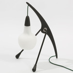 Phasme Table Lamp - Black Ash / Opal