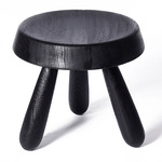 Rispal Stool - Yakisugi Oak