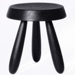 Rispal Stool - Yakisugi Oak