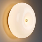 Pillow Wall Sconce - Unlacquered Brass / Opal