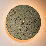 Pith Wall Sconce - Grey Green Terrazzo / Brass