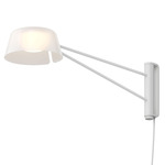 Ray Swing Arm Plug-In Wall Sconce - Warm Grey