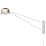 Ray Swing Arm Plug-In Wall Sconce - Warm Grey