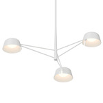 Ray Round Chandelier - Warm Grey