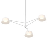 Ray Round Chandelier - Warm Grey