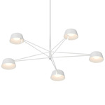 Ray Round Chandelier - Warm Grey