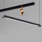 Circus Line Pendant - Black Anodized