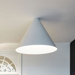 Cone Ceiling Light - White
