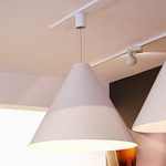 Cone Pendant - White