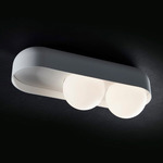Dice LED Wall / Ceiling Light - White / Opal White