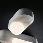Dice G9 Wall / Ceiling Light - White / Opal White