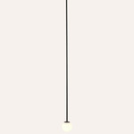 Gisele Pendant with 4 Inch Canopy - Black / White