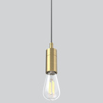 Austin Brushed Pendant - Antique Brass