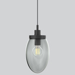 Como Pendant - Matte Black / Smoke