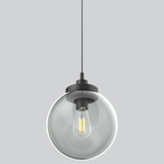 Echo Pendant - Matte Black / Smoke