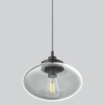 Mono Pendant - Matte Black / Smoke
