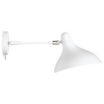 Mantis BS5 Wall Sconce With On/Off Switch - White / White