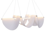 Drape Pendant - White / White