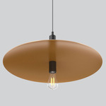 Boston Tall Pendant - Matte Black / White Carrara / White / Gold