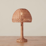 Augusta Table Lamp - Rattan