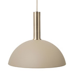 Dome Pendant - Overstock - Brass Socket / Cashmere Shade
