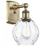 Waverly Wall Sconce - Antique Brass / Clear