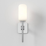 Tacoma Reed Wall Sconce - Overstock - Polished Nickel / White