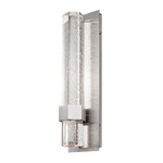 Warwick Wall Sconce - Overstock - Brushed Nickel / Clear Bubble