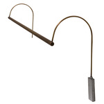 Ultra Slim Line Picture Light - Overstock - Antique Brass